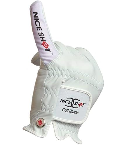 10 gants de Golf, kabtaa en cuir, uni et en Lycra blanc