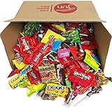 Bulk Candy Assortment In Gift Box Includes Life Savers, Mike & Ike, Dots, Skittles, Twizzlers, Sour Patch, Tootsie Rolls & More (96 oz)