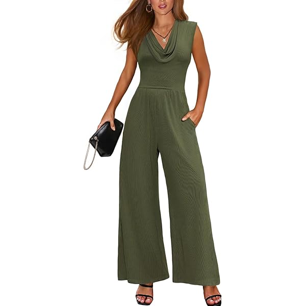 新品nounless 即完売junpsuit Amazon.com: Tanou 2024 Women's Dressy Casual Jumpsuits Sleeveless
