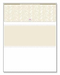 Blank Check Stock for Laser/Ink-Jet, 8-1/2 x