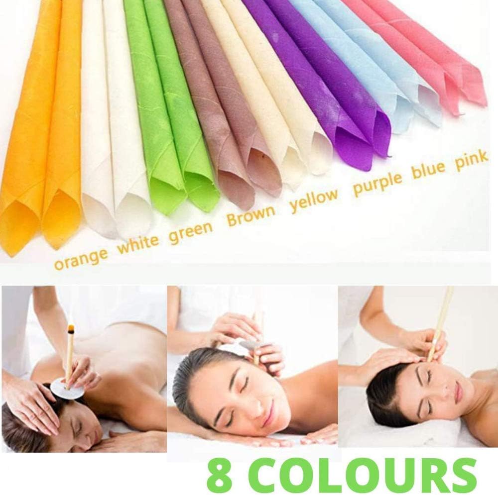 All Natural Ear Candles Beeswax Candling Cones, (8 Colours) - Image 4