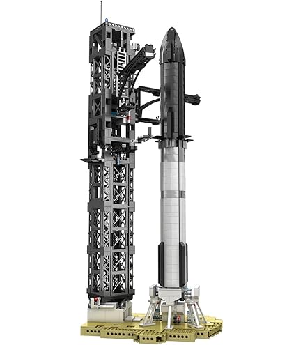 Amazon.com: Chlemeter Falcon Heavy Space Rocket Building Block Set