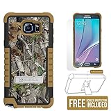 Tri Shield For Samsung Galaxy Note 5 PC Plastic Cover with Silicone Case Built-in Kickstand Autumn Camouflage