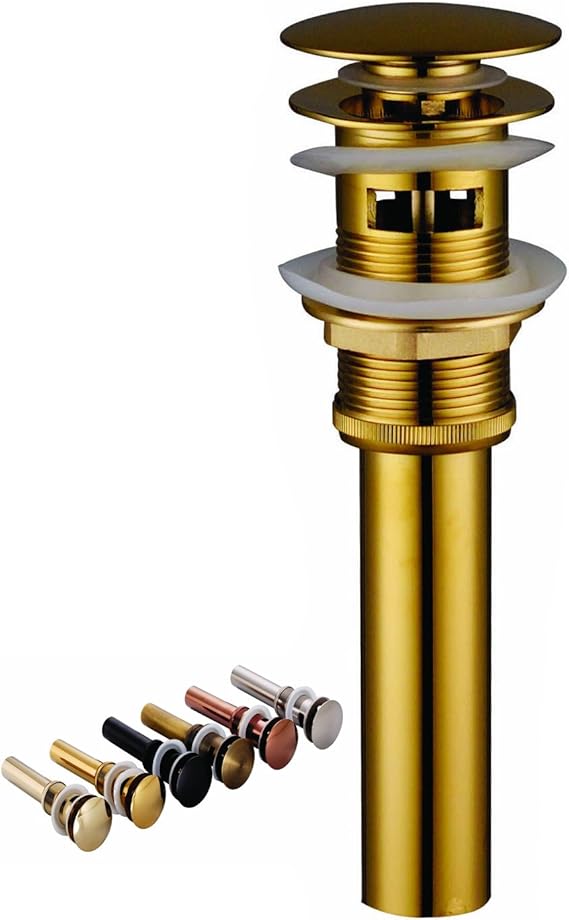 P84164 Bathroom Faucet Vessel Sink Pop up Bathroom Sink Drain Stopper with Overflow