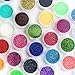 Kuqqi 45 Colors Eyeshadow Nail Art Body Glitter Shimmer Dust Powder Set