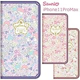 【カラー：キキ＆ララ】iPhone11ProMax サンリオ 手帳型 ケース カバー キャラクター 手帳型ケース 手帳ケース ダイアリー フリップ カード収納 グッズ キティ マイメロディ キキララ 6.5inch iphone 11 pro max アイフォン イレブン プロ マックス スマホカバー スマホケース s-gd_7b852