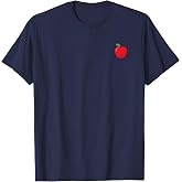 Minimalist Cute Apple for Children, Women, Men T-Shirt