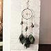 Dremisland Circle-Shaped Dream Catcher with Feathers Wall Hanging Decoration Ornament for Car,Home,Bedroom (Peacock #1)