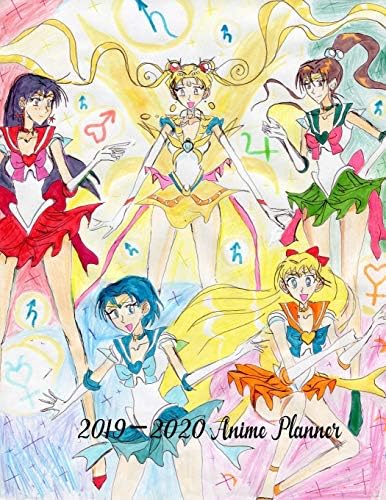 2019-2020 Anime Planner: 2 Year Monthly Calendar Planner for Improve Productivity and Time Management