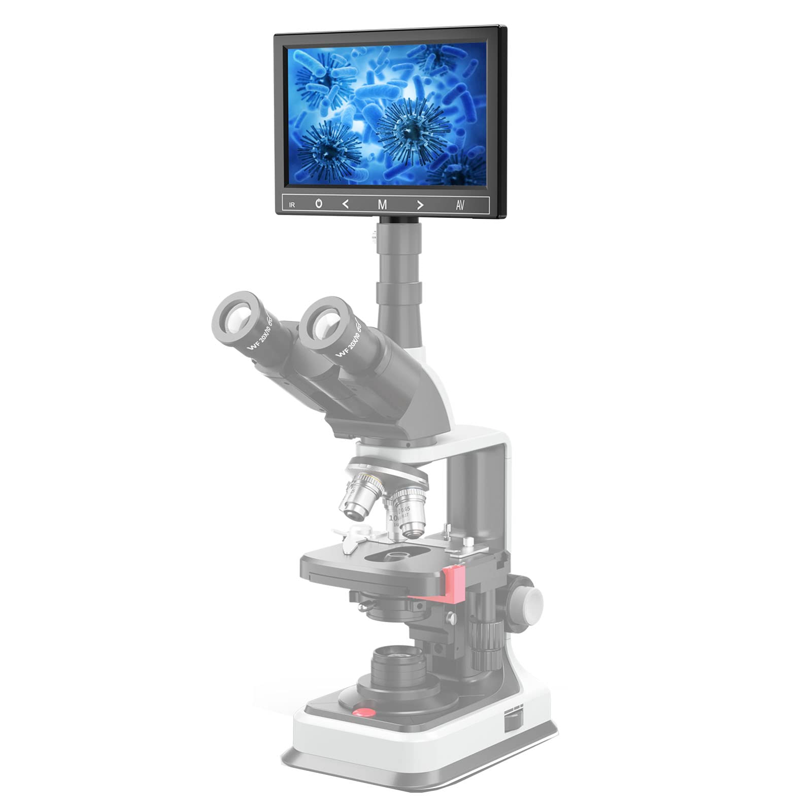 Photo 1 of Vabiooth 7" 5MP LCD Screen for Trinocular Microscope 23.2mm Mounting Size