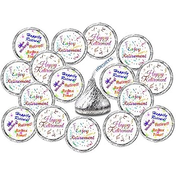 Amazon.com: Andaz Press Chocolate Drop Labels Trio, Fits Hershey's ...