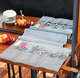PERFEHAIR Leather Scissor Holder Pouch Case 12 Pockets Hairdresser Barber Salon view 6