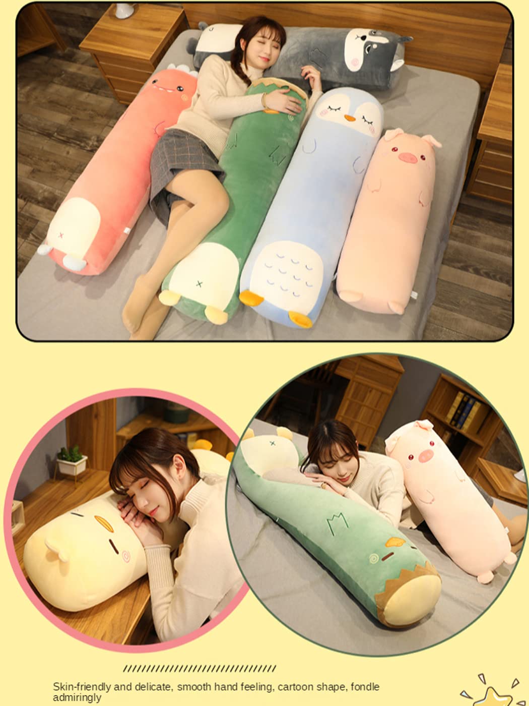 MUPI Long Plush Cute Body Pillows 27
