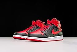 Nike Jordan Nike Air 1 Mid Men's Shoes Black/Fire