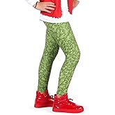 Alexandra Collection Womens Grumpy Grouch Christmas Holiday Leggings Green XX-Large