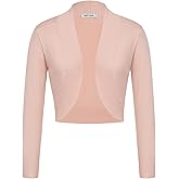 GRACE KARIN Dames cropped bolero's haalt lange mouwen open voorkant GRACE KARIN Dames cropped bolero's haalt lange mouwen open voorkant
