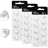 【8mm Open】Hearing Aid Domes for Oticon Minifit, Oticon Ear Caps Replacements Parts Accessories Domes for Oticon Hearing Aid Supplies Cleaning Kitss(30-Pcs)