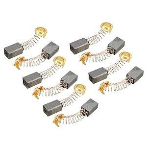 uxcell Carbon Brushes for Electric Motors 13mm x 7.5mm x 6.5mm Replacement Repair Part Set of 10