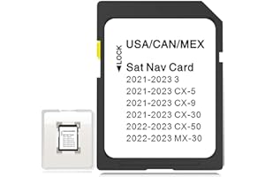 LOCATVE CX-30 Latest Navigation SD Card Map Update, TD2K66EZ1B Navigation Accessories for CX-5 3 CX-9 2021-2023, 2022-2024 CX-50, 2022-2023 MX-30