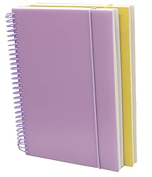 Large Spiral Notebook With Bandage, 2 Pcs 10.2 Inch