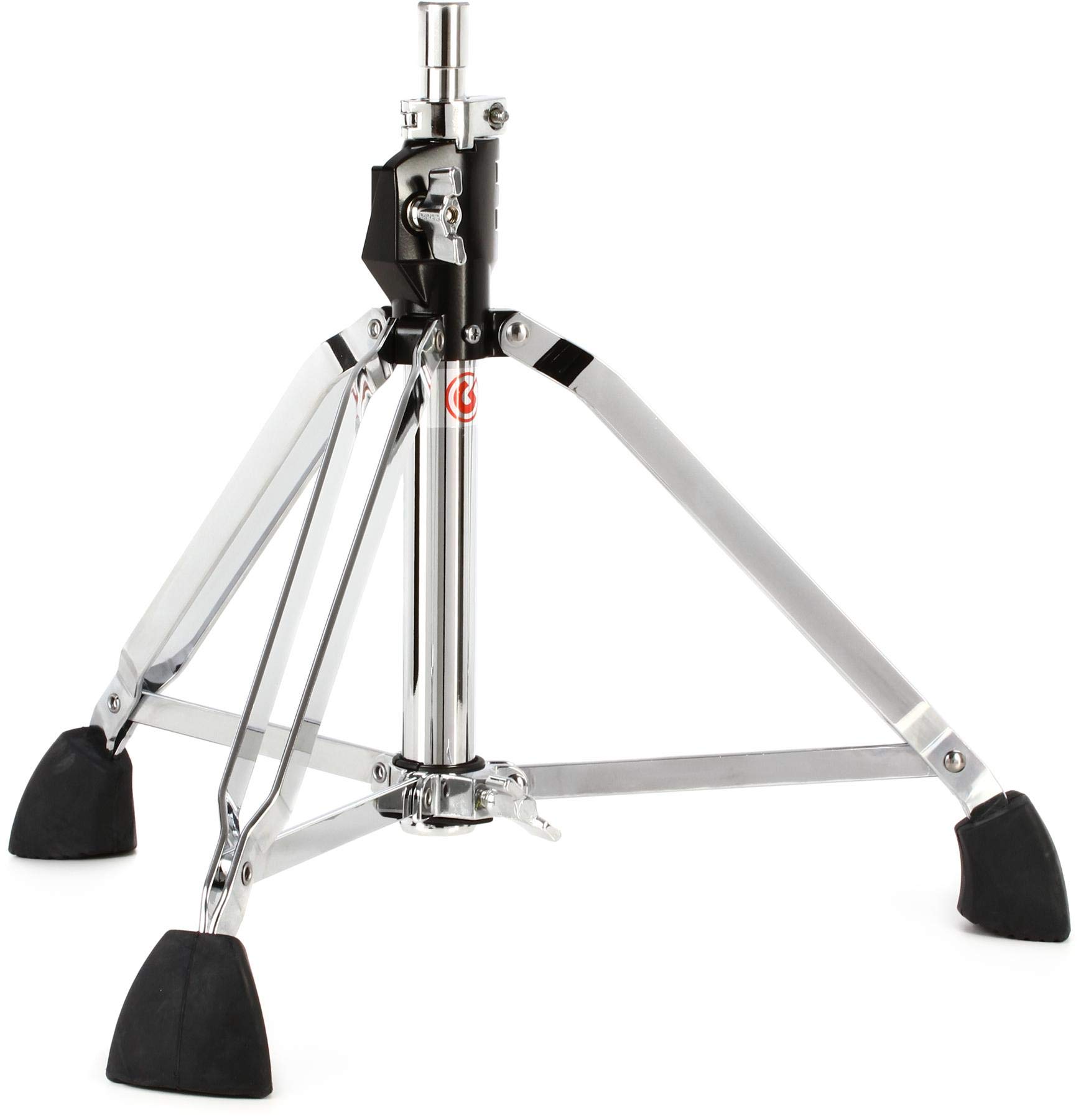 Gibraltar drum stool base Throne Base (double-braced, three-legged frame, for 9808 model series, height-adjustable and compatible with 7/8’ seats, with “Super Foot” rubber feet)