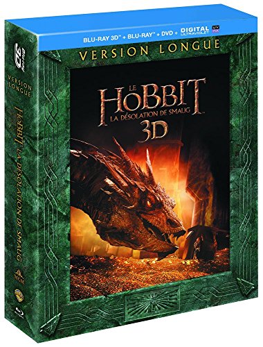 Le Hobbit : La désolation de Smaug - Version longue - Blu-ray3D + Blu-ray+ DVD + Copie digitale