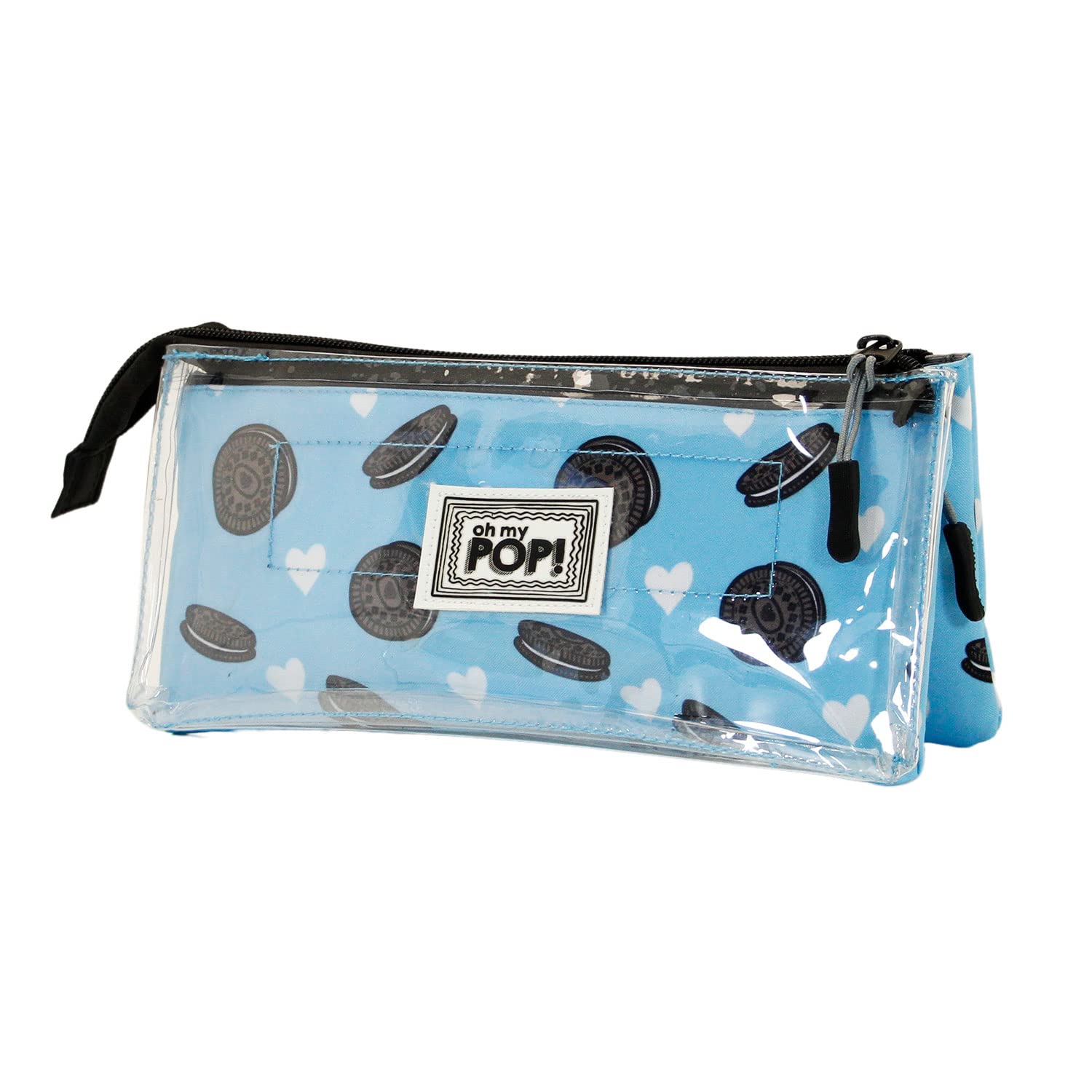 Oh My Pop! Crunchy-Clear Triple Pencil Case, Multicolour — image 1