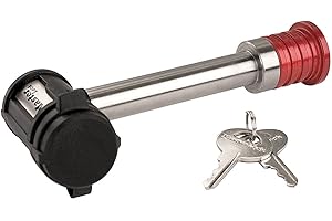 Master Lock 1469DAT Heavy Duty Receiver Lock, 5/8-Inch