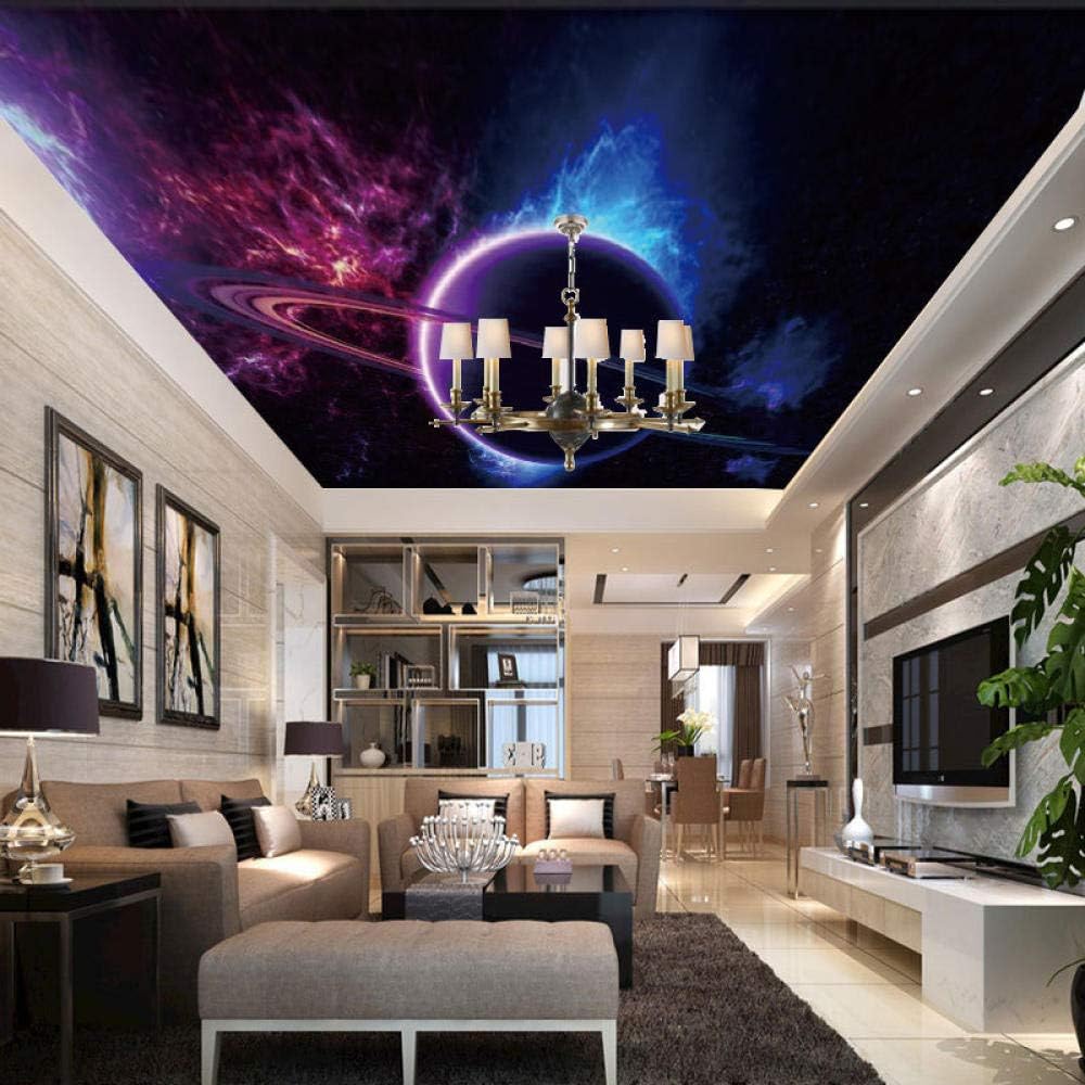 Custom 3D Ceiling Galaxy Bedroom Mural Beautiful Ceiling Starry Sky
