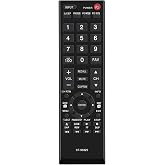 Replacement Universal Toshiba TV Remote Control | for LCD LED 3D HDTV 4K UHD Smart TV Remotes