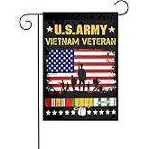Us Army Vietnam Veteran Garden Flag 12x18in Garden Decoration Outdoor Yard Garden Lawn Holiday Decoration Banner Sign