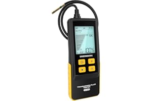 QPKING Transmission Fluid Tester AS505 Gearbox Oil Quality Test Detector,Car Transmission Fluid Transparency Detector Fluid Transparency Analyzer with 800mm Probe,Oil Temp. & Transmittance Display,2.8" LCD