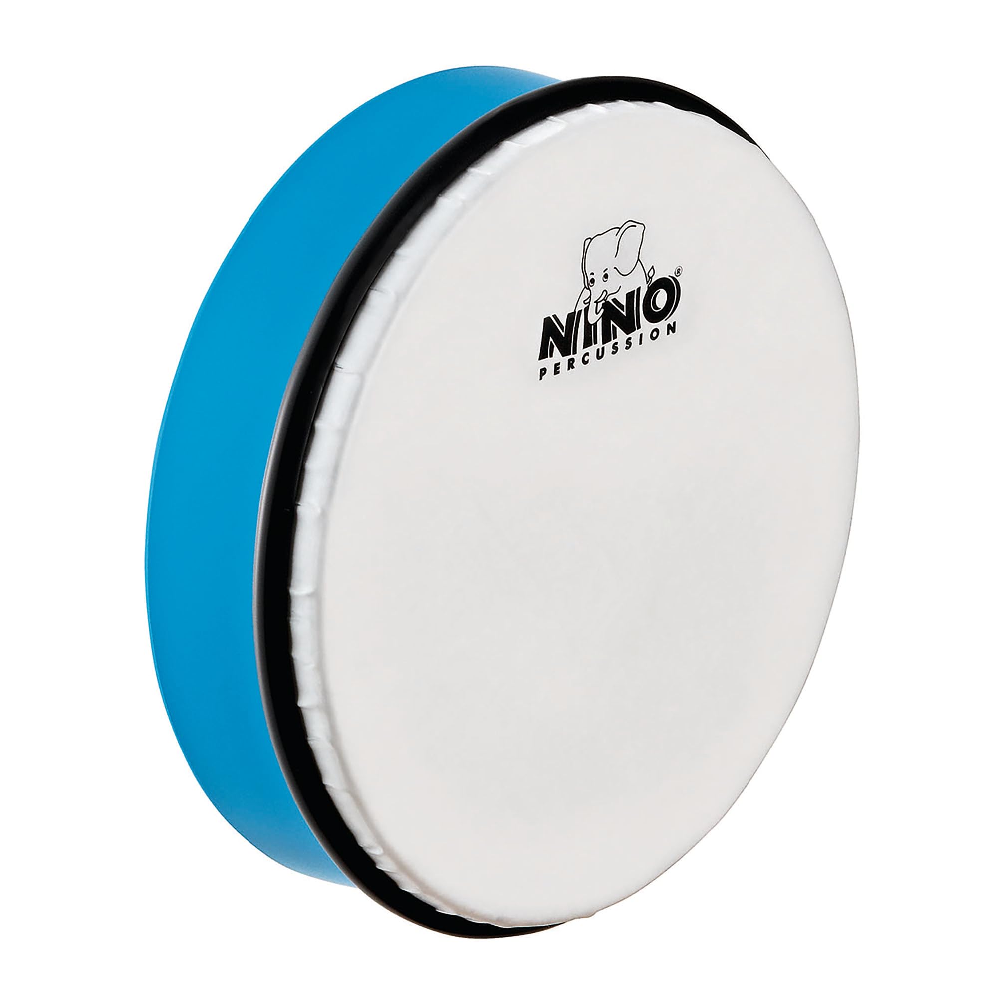 Nino Percussion Hand Drum Instrument - Medium Hand drum for Children from 3 Years - Diameter 8 inch (ca. 20 cm) - Plastic, Blue (NINO45SB)
