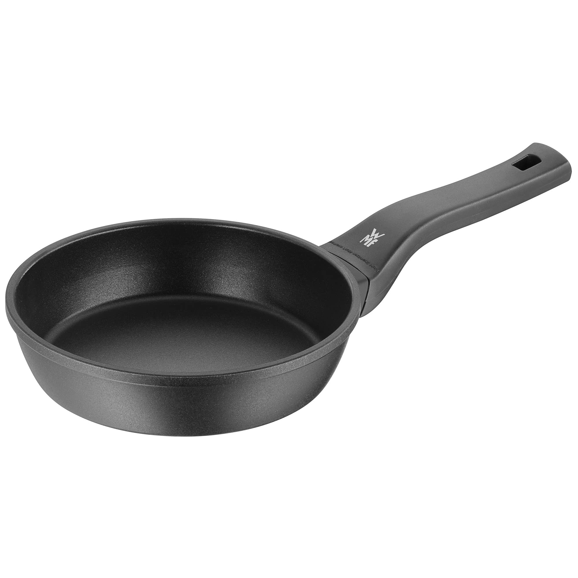 WMF 576204291 frying pan coated Ø 20cm PermaDur Premium Made in Germany plastic handle with flame retardants cast aluminium PermaDur suitable for induction hand wash, Black