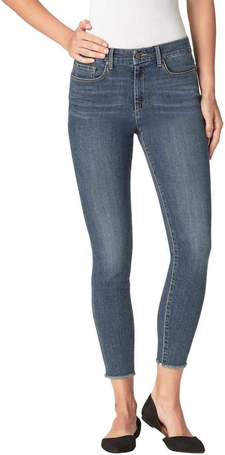 ladies high rise skinny jeans