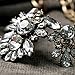 Fit&Wit Golden Tone Rhinestone Choker Crystal Statement Fashion Costume Necklace for Women