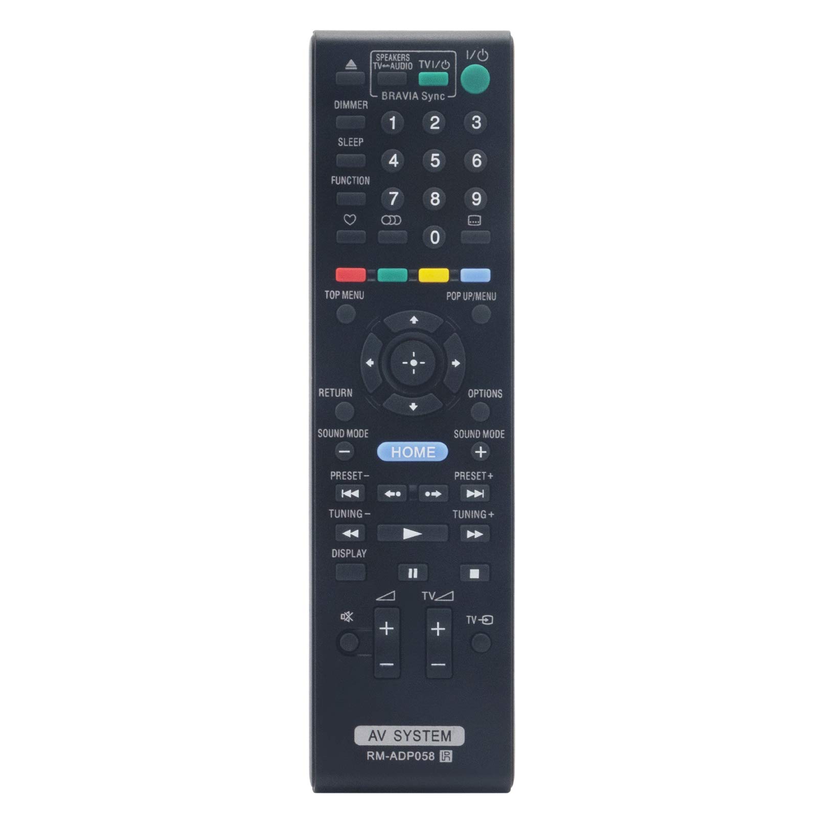 ALLIMITY RM-ADP058 Remote Control Replace fit for Sony Blu-ray DVD Home Cinema System BDV-E280 BDV-EF200 HBD-EF200 BDV-E380 BDV-L800 BDV-E780W BDV-L800M BDV-E880 BDVL600 BDV-E980 HBD-E880