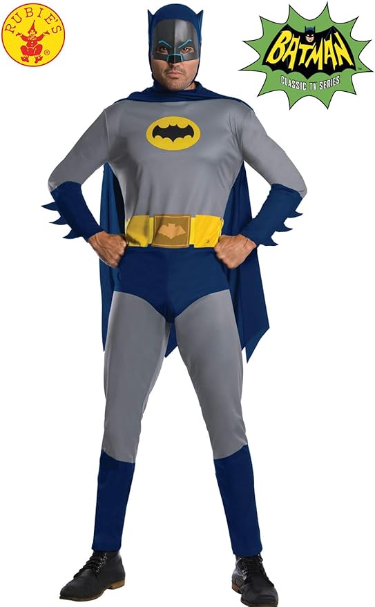 Rubies DC Batman 702989 Batman-kostuum voor heren, maat XL
