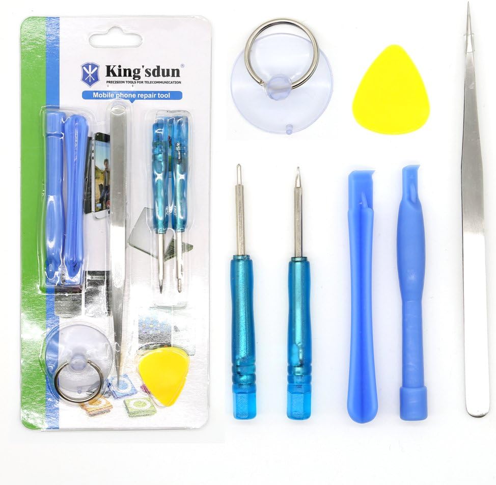 Repair kits,Kingsdun Complete Premium Repair Opening Pry Tool Kits for IPhone 4/ 4S/5/5s/6 Mini, iPods and more