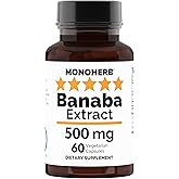 MONOHERB Banaba Extract 500 mg - 60 Capsules