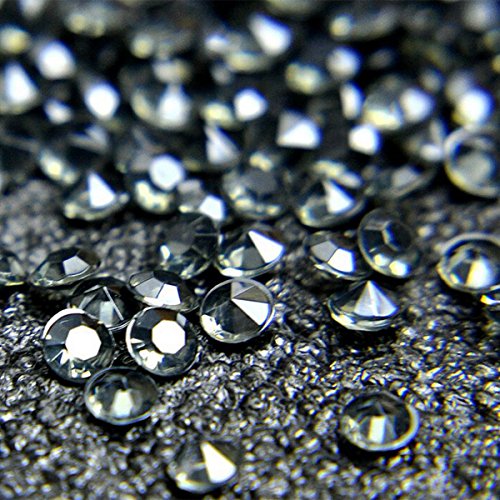 bouti1583 Pack of 5000Pcs Crystals Acrylic Diamonds Vase Filers Party Wedding Table Scattering Decoration Gems 0.2 inch