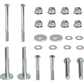 Front Control Arms Cam Bolts &amp; Hardware Kit Fit for 2002-2009 Dodge Ram | 1500 2500 3500 Front Control Arm Camber Adjust Bolt Repair Kit