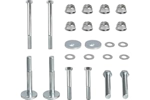 MK-MORZON Front Control Arms Cam Bolts & Hardware Kit Compatible with 2002-2009 Dodge Ram 1500 2500 3500 Front Control Arm Camber Adjust Bolt Repair Kit