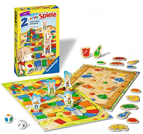 Ravensburger 23354 - Zwei erste Spiele, Mitbringspiel für 2-4 Spieler, Kinderspiel ab 3 Jahren, kompaktes Format… – Bild 4