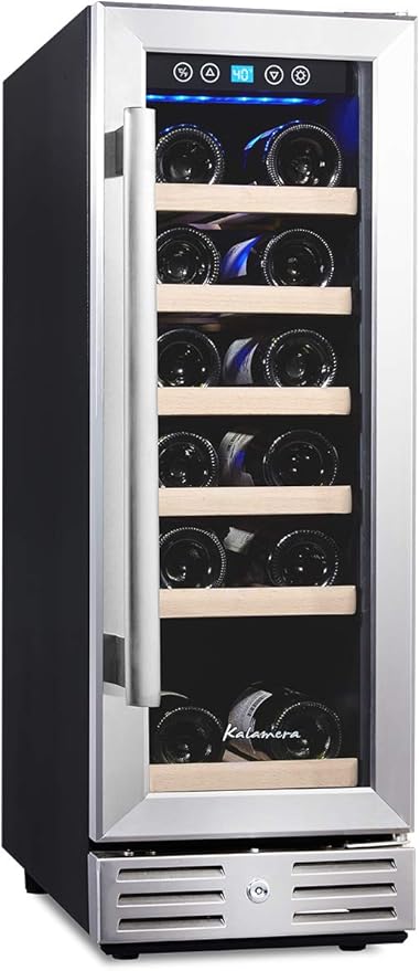 small built in wine cooler