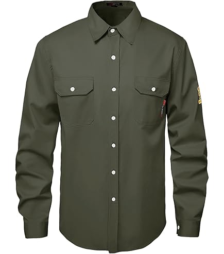 Amazon.com: Lincoln Electric K3113-XL Welding Shirt, Premium Flame
