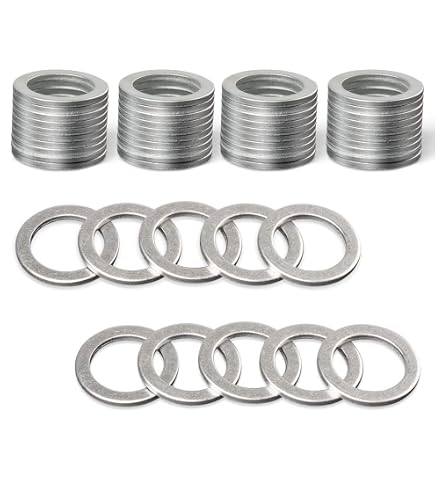 10-Pack Oil Drain Plug Gaskets For Mazda – OE Spec 9956-41800 – Aluminum