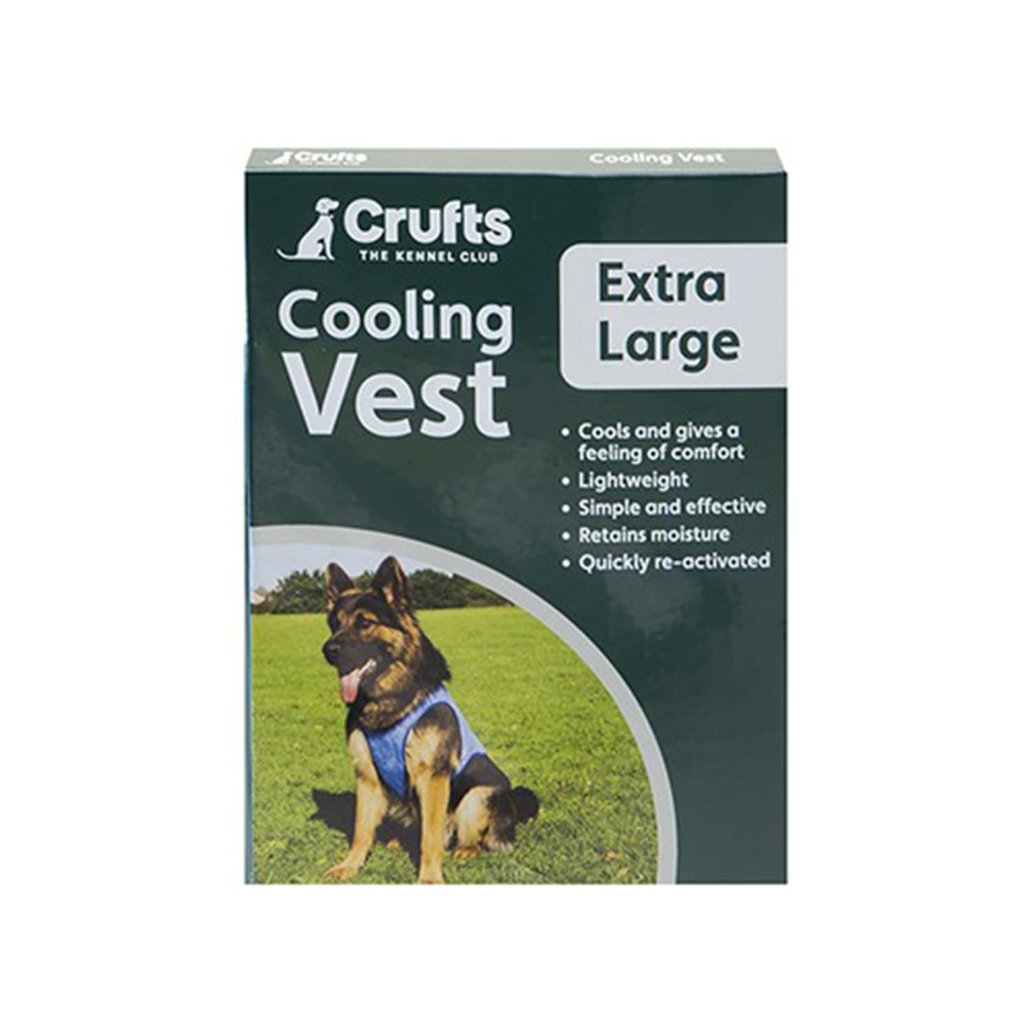 PMS 877003 Crufts Pet Cooling Vest | Extra Large | 1 Pc, Blue