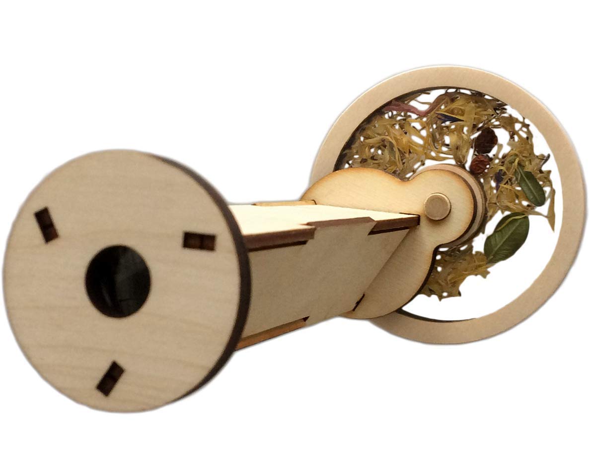 caleidoscopio de madera