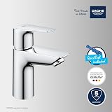 GROHE Start Edge Basin Mixer Chrome with Push Open Waste 28 mm Cartridge view 2